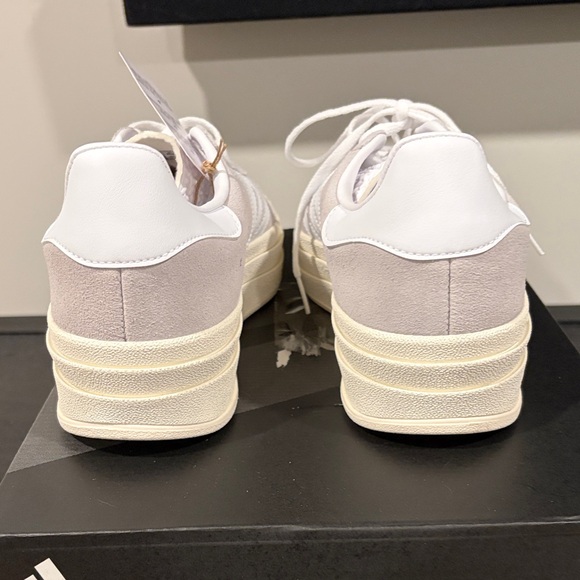 Adidas Women's Bold Platform Sneakers - Gray and White - Picture 4 of 4